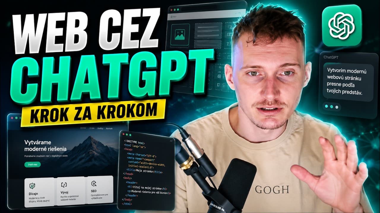 Jak vytvořit webovou stránku přes ChatGPT: krok za krokem